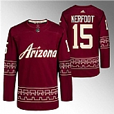 Men's Arizona Coyotes #15 Alexander Kerfoot Garnet Alternate Pro Jersey Dzhi,baseball caps,new era cap wholesale,wholesale hats